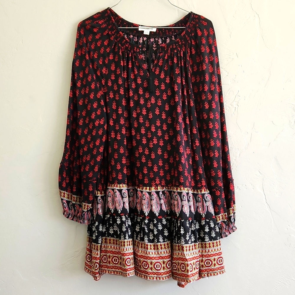 Beach Lunch Lounge Boho Dress M . NWOT